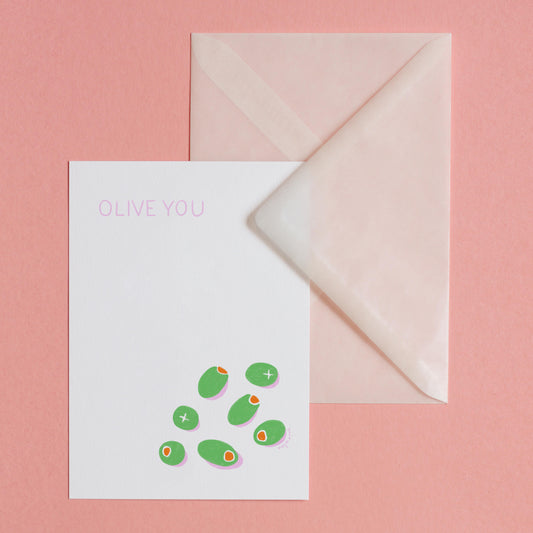 OLIVE YOU - POSTCARD