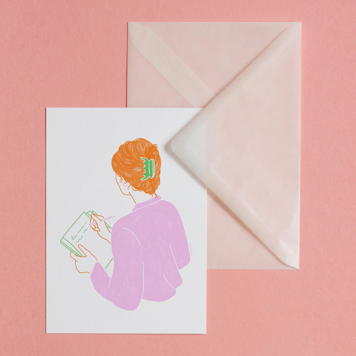 MAKING PLANS - POSTCARD