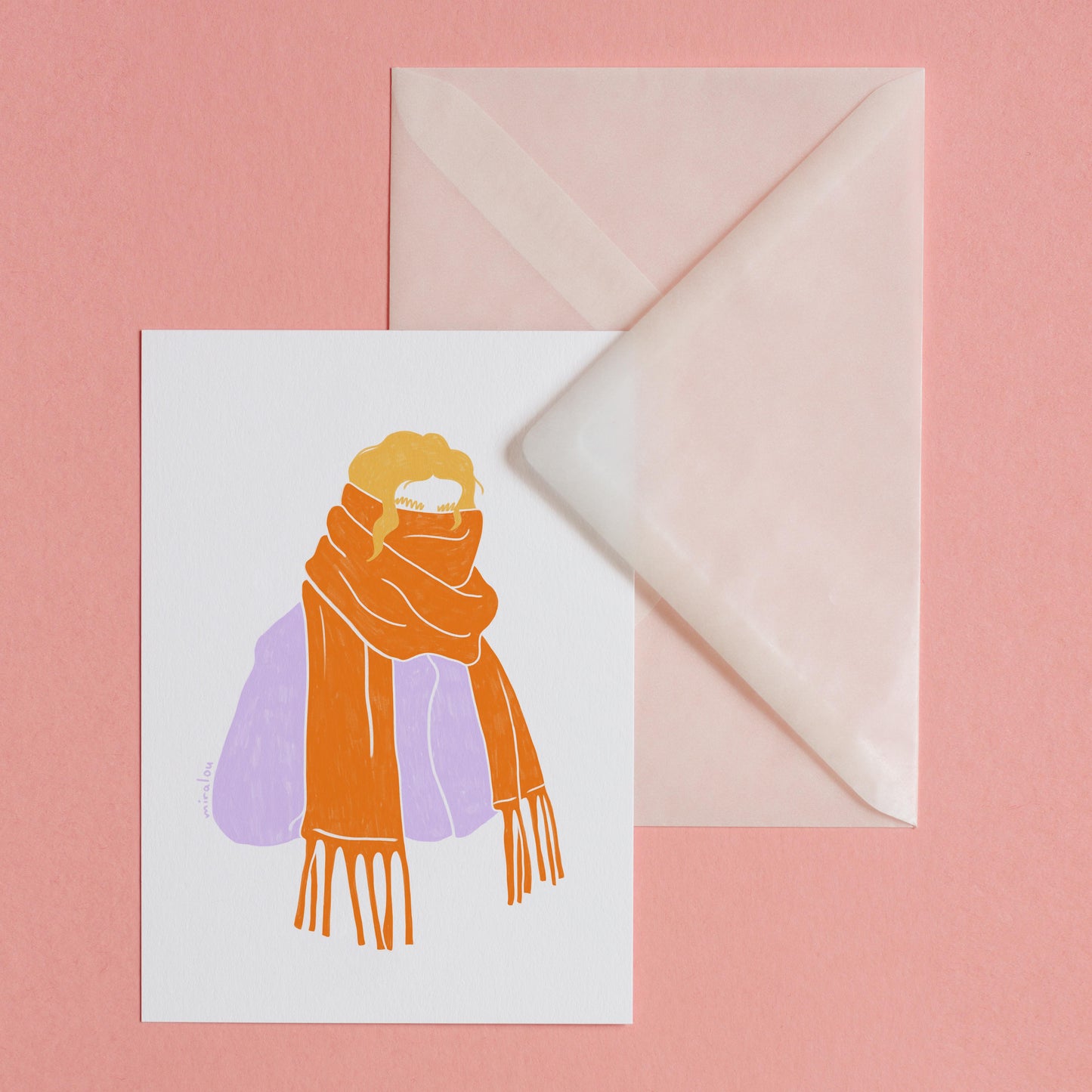 SCARF MOOD - POSTCARD
