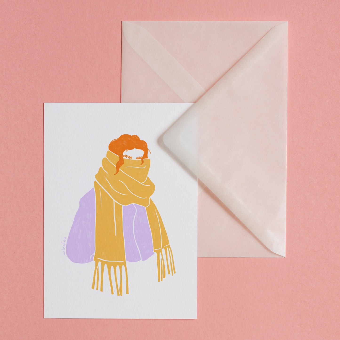 SCARF MOOD - POSTCARD