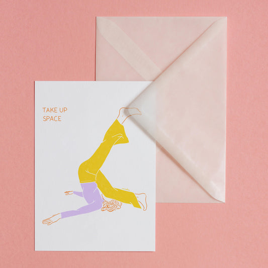 TAKE UP SPACE - POSTCARD