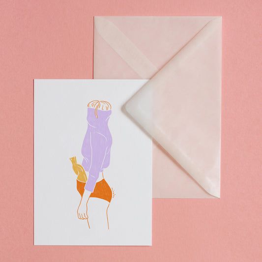 WORK FROM HOME OUTFIT - POSTCARD