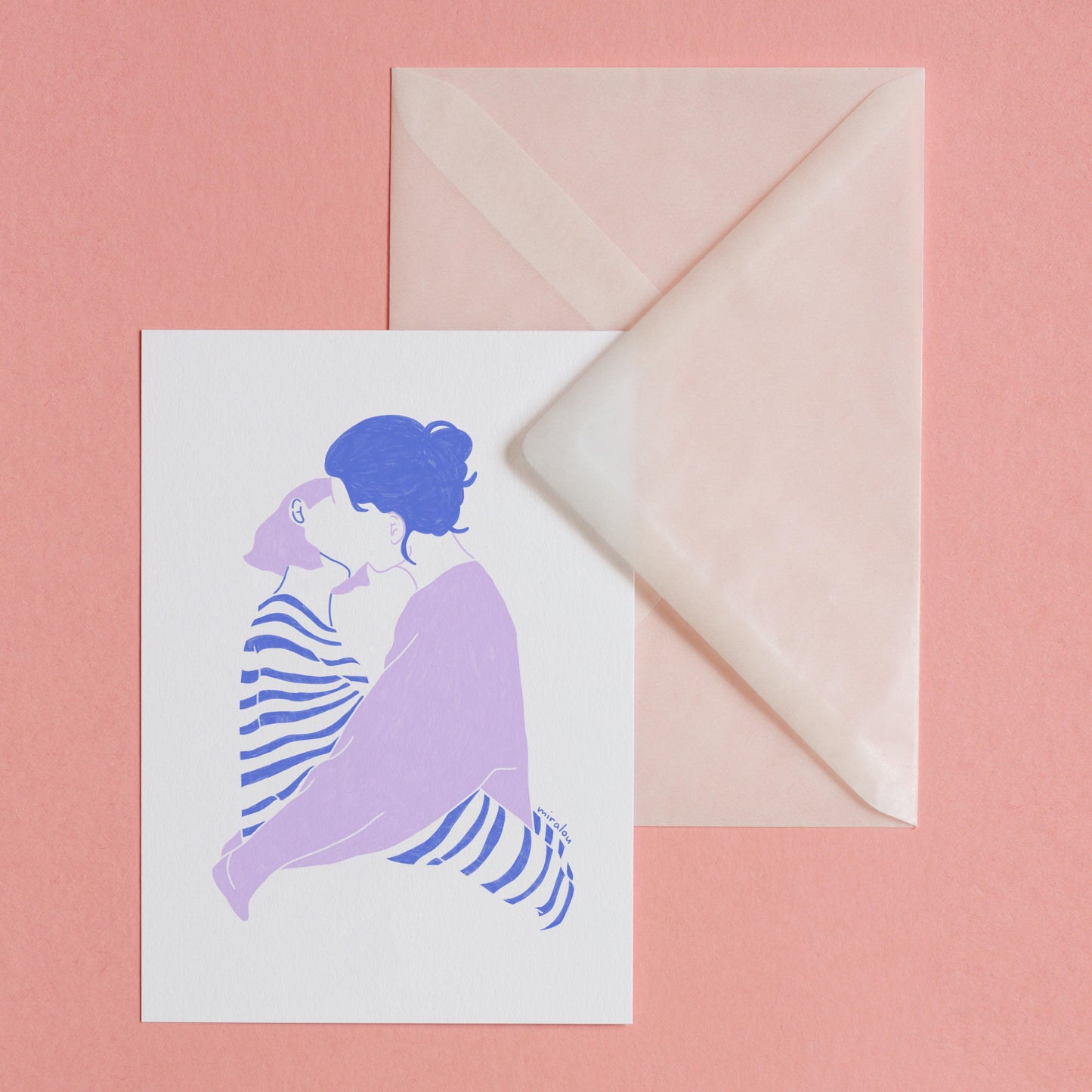 WITH YOU - POSTKARTE