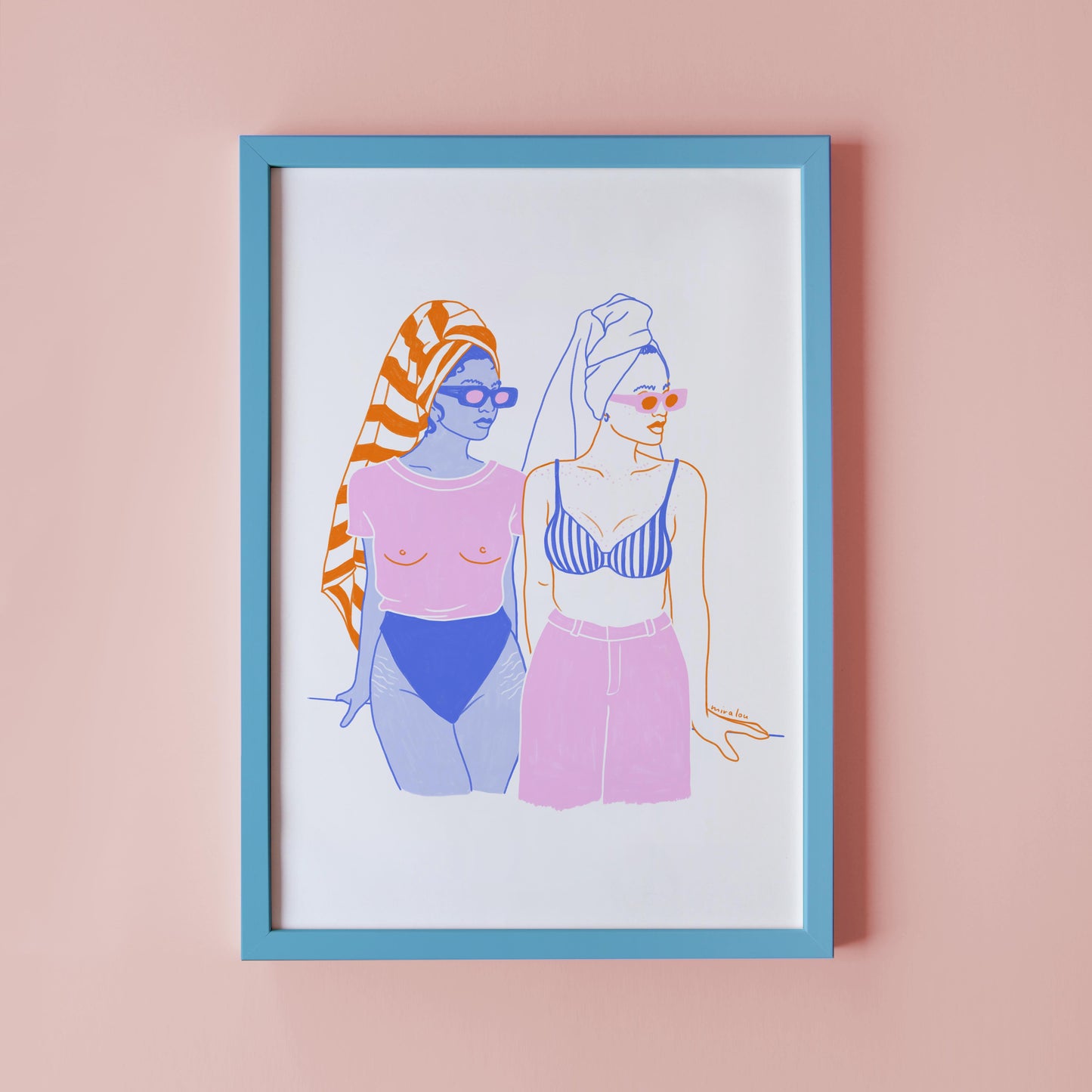 BEACH DAY - ART PRINT