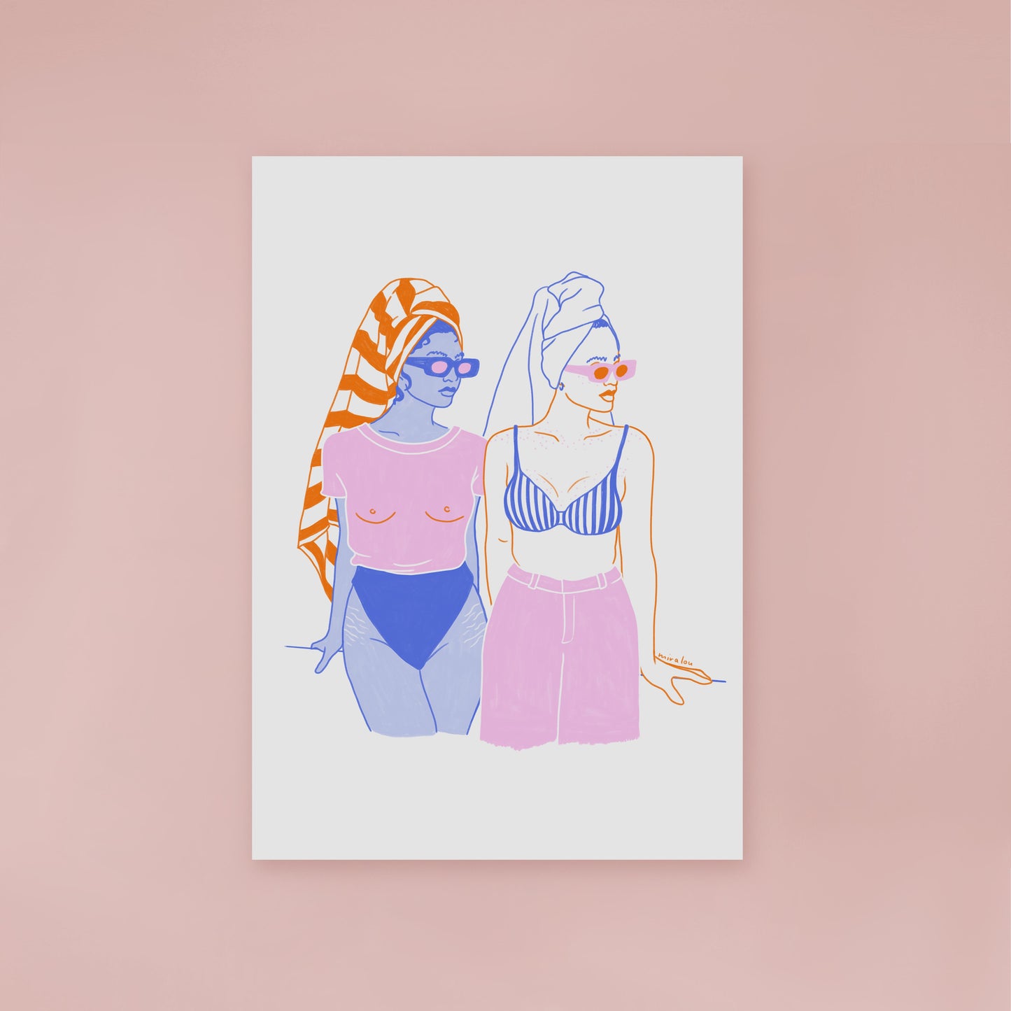 BEACH DAY - ART PRINT