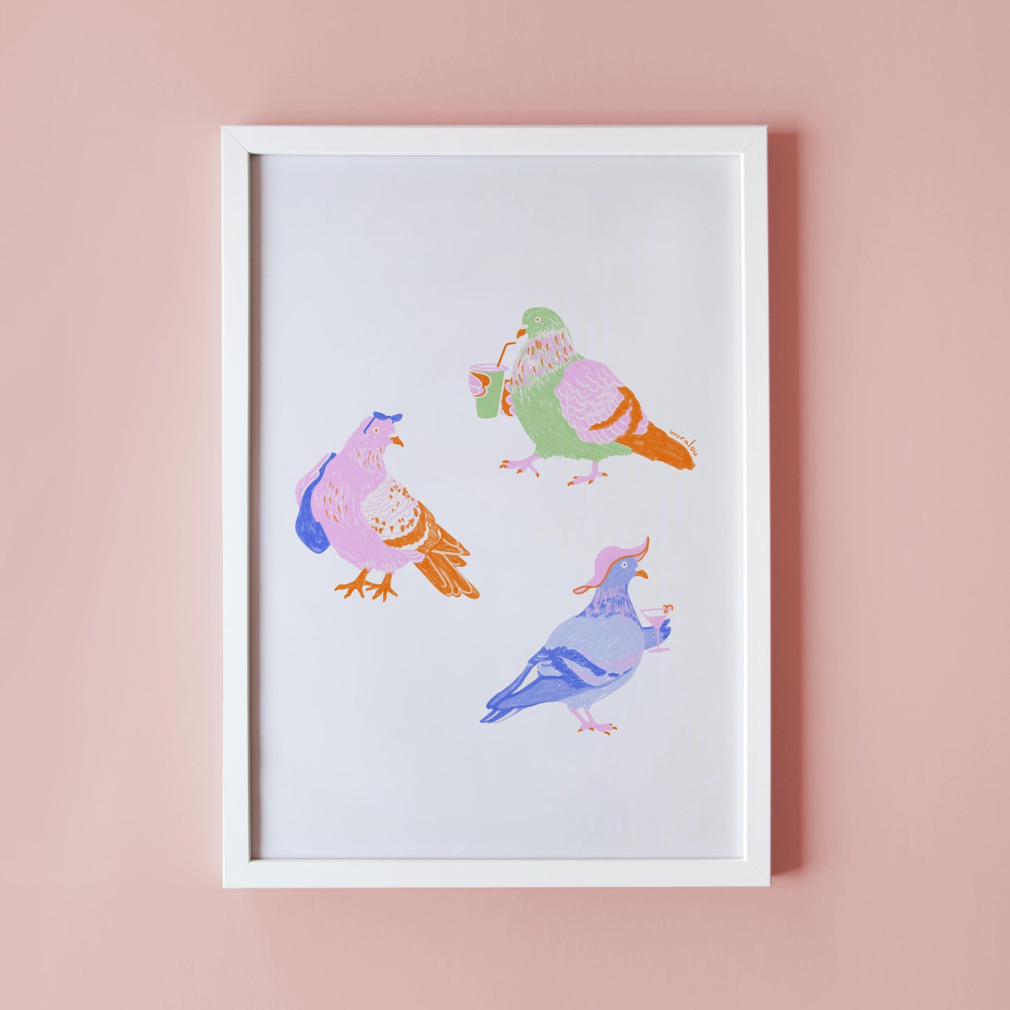 BERLIN CITY PIGEONS / SUMMER EDITION - KUNSTDRUCK