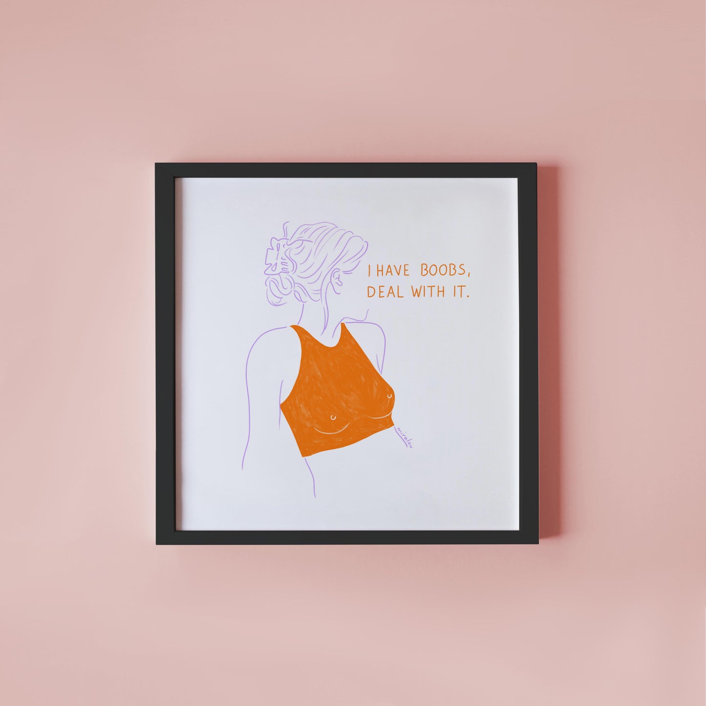 BOOBS - KUNSTDRUCK