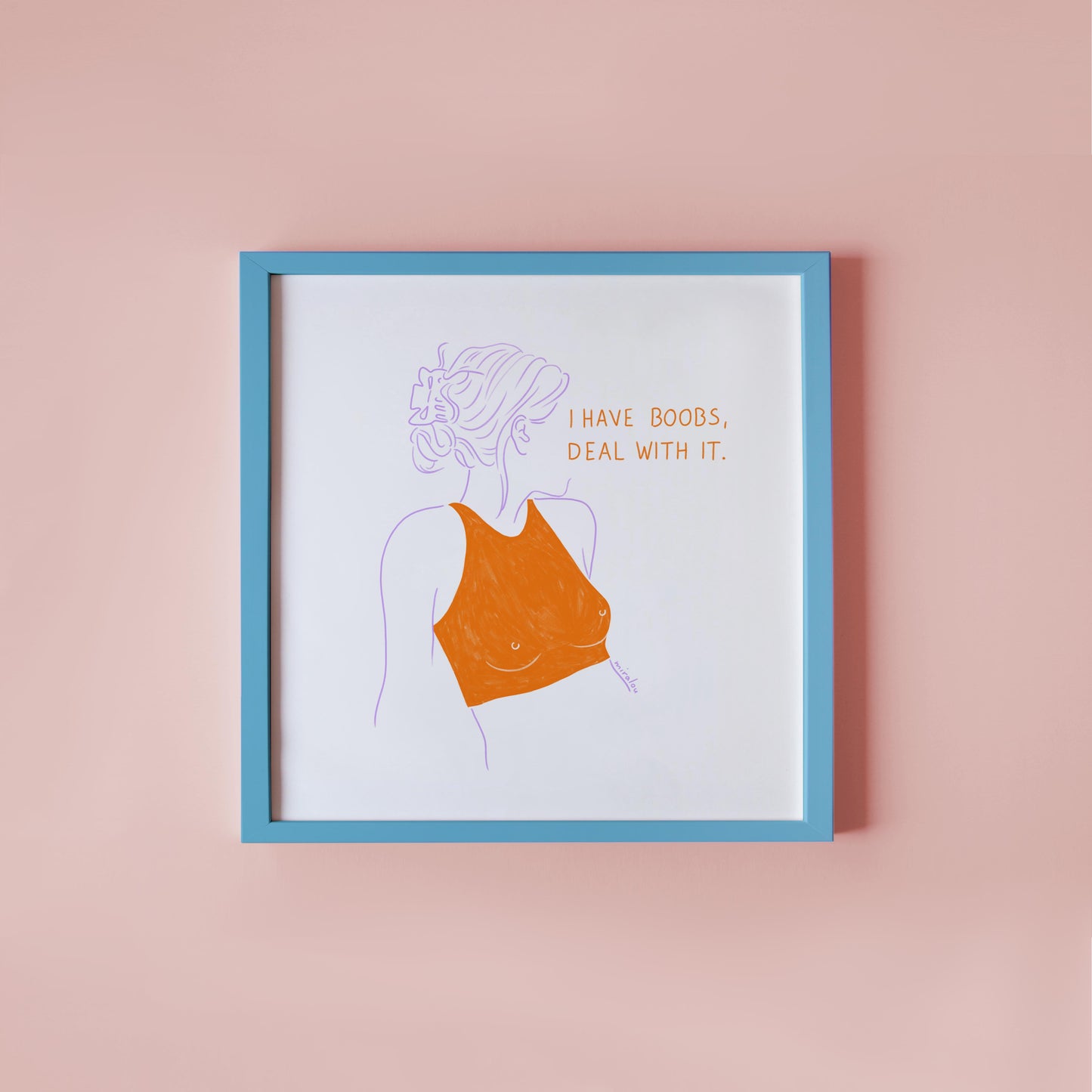 BOOBS - KUNSTDRUCK