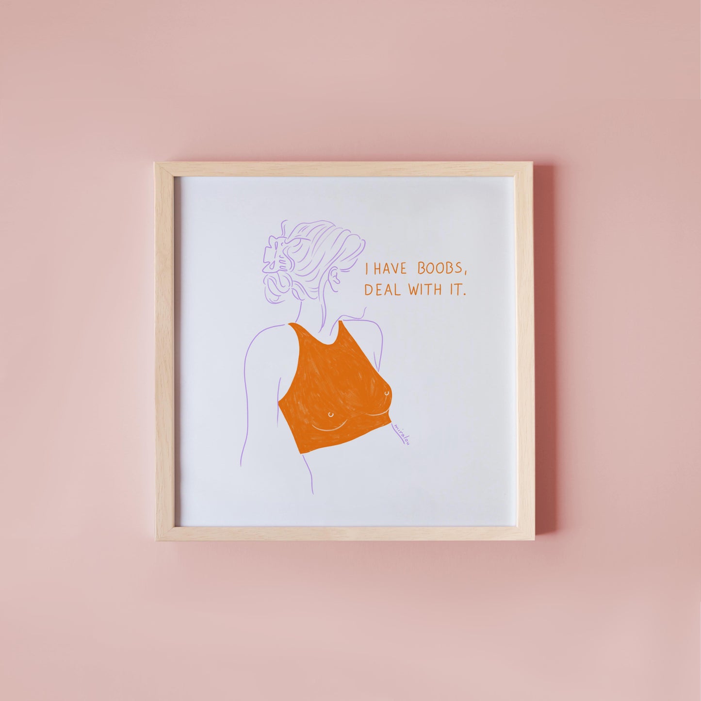 BOOBS - KUNSTDRUCK