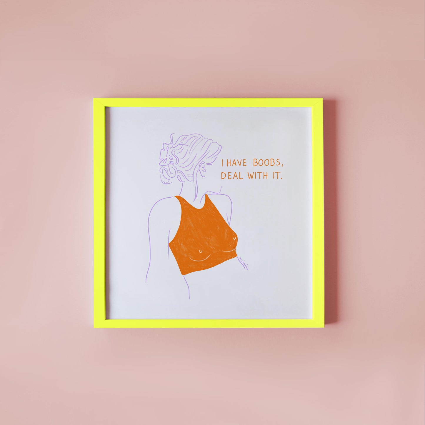BOOBS - KUNSTDRUCK