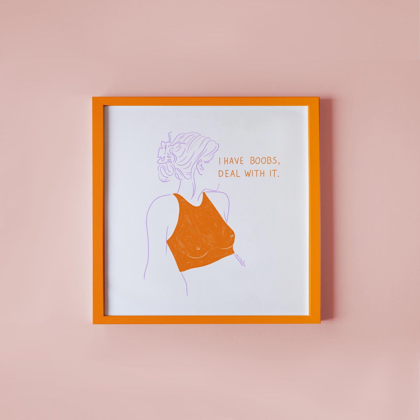 BOOBS - KUNSTDRUCK