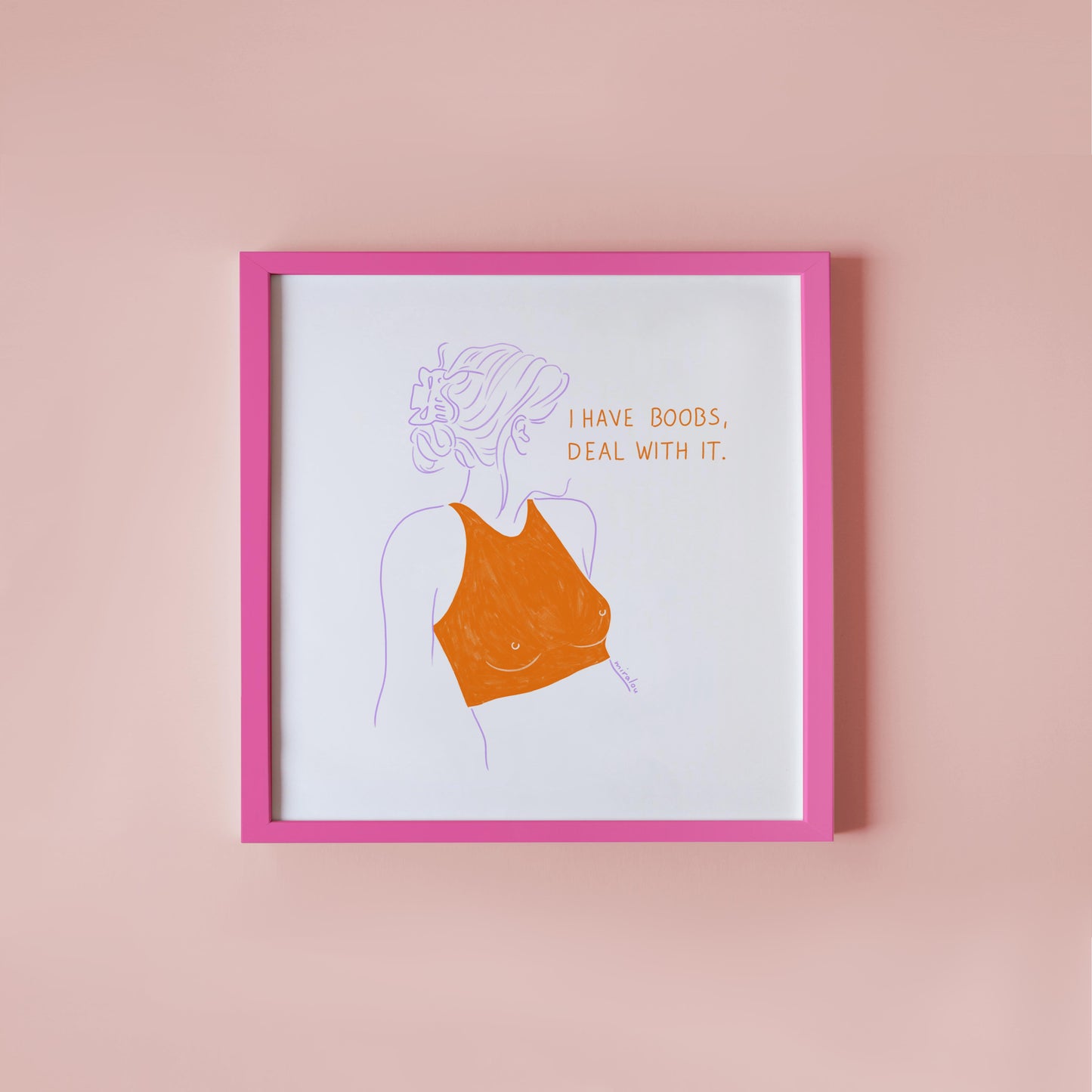BOOBS - KUNSTDRUCK