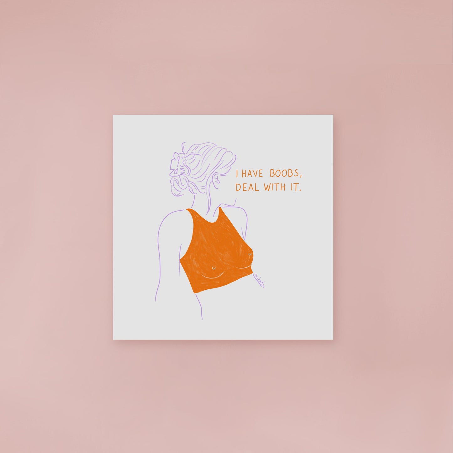 BOOBS - KUNSTDRUCK