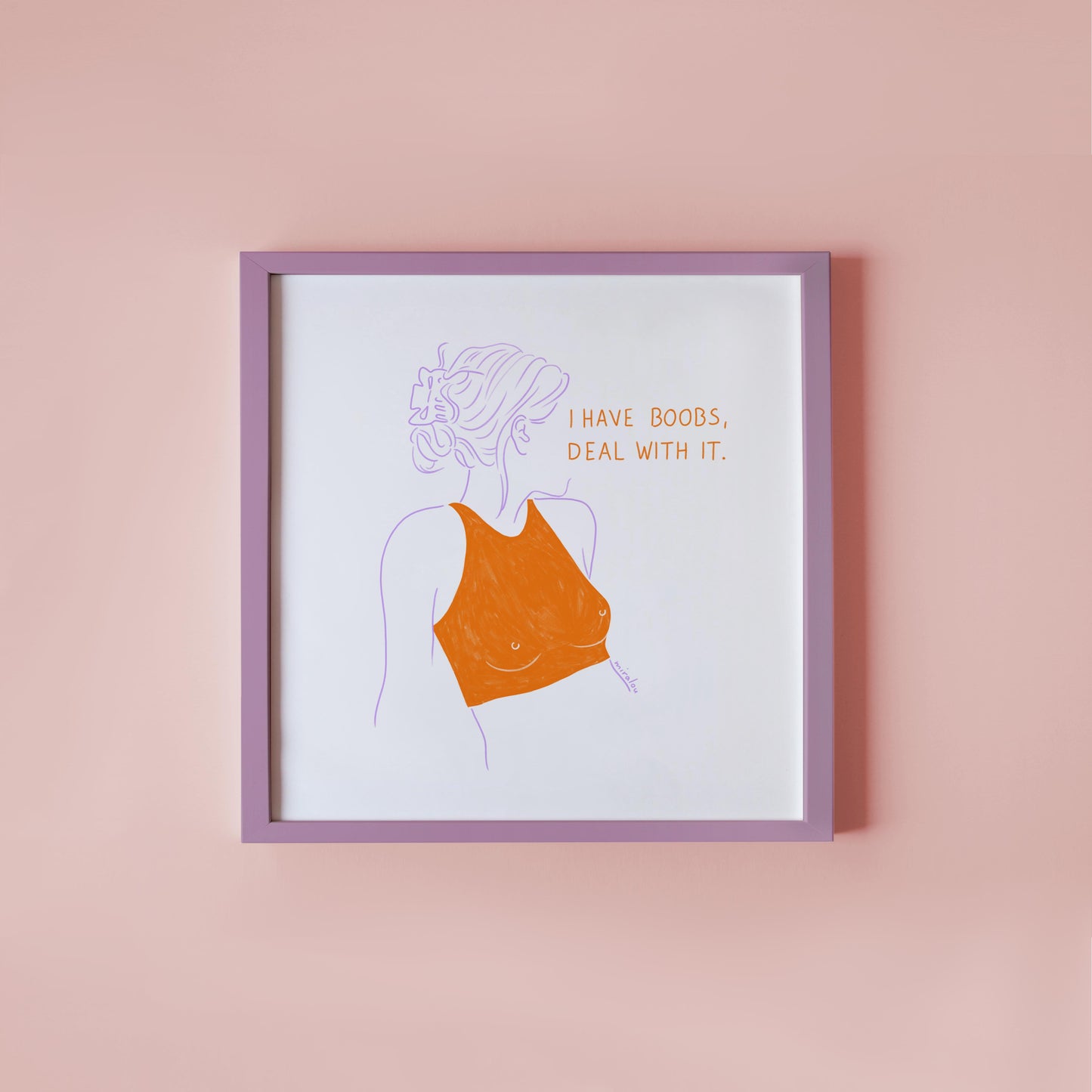 BOOBS - KUNSTDRUCK