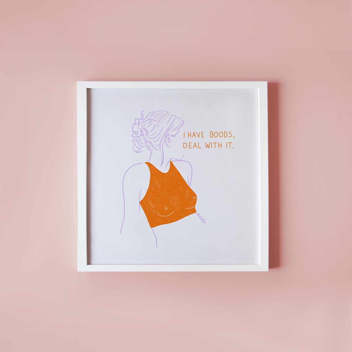 BOOBS - KUNSTDRUCK