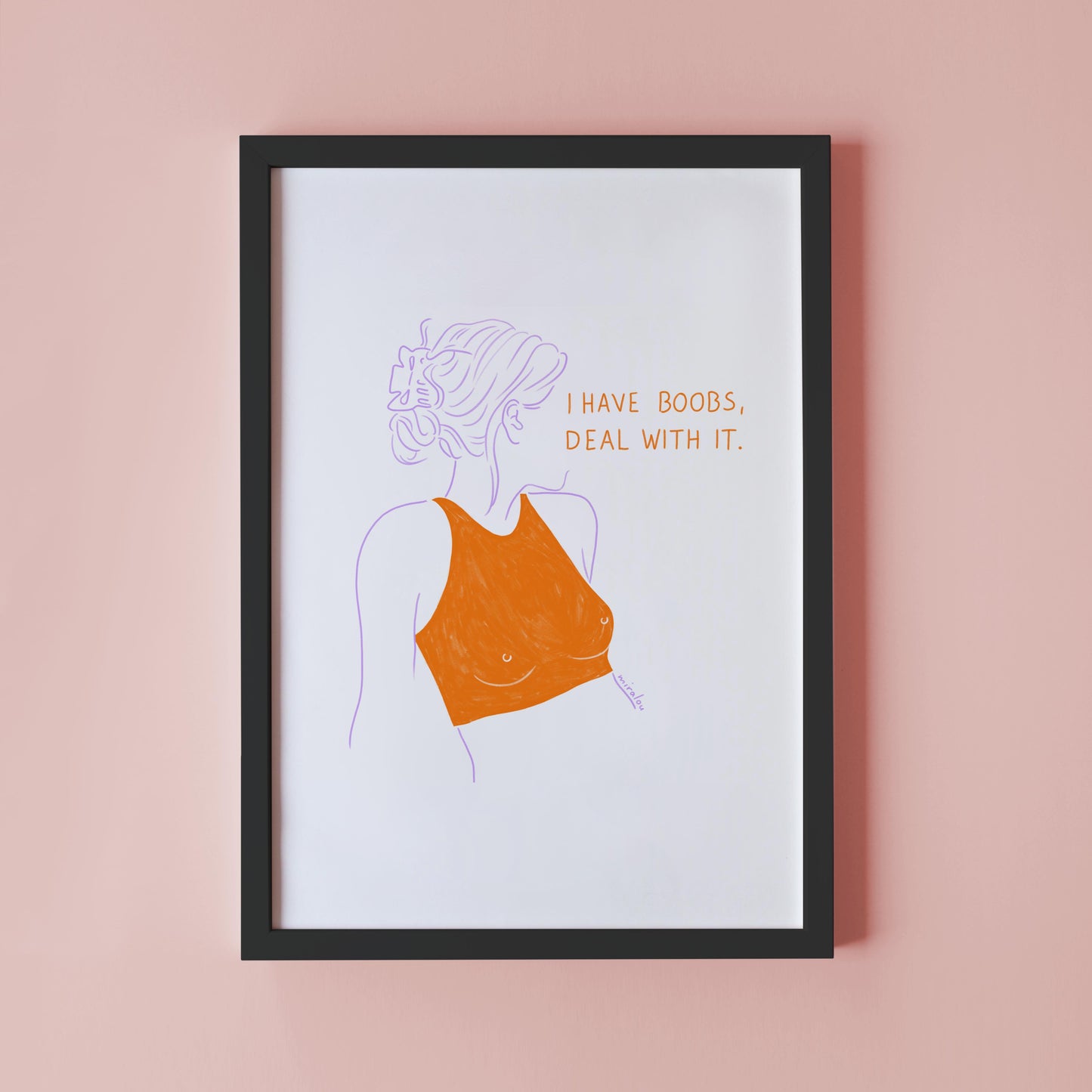 BOOBS - KUNSTDRUCK