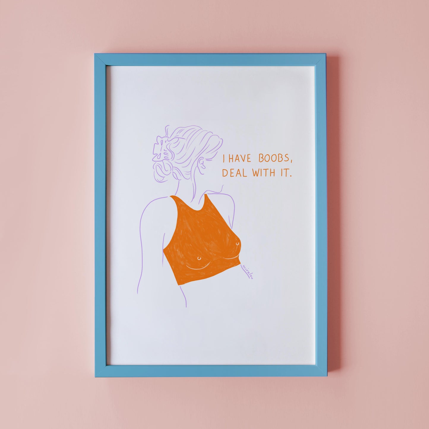 BOOBS - KUNSTDRUCK