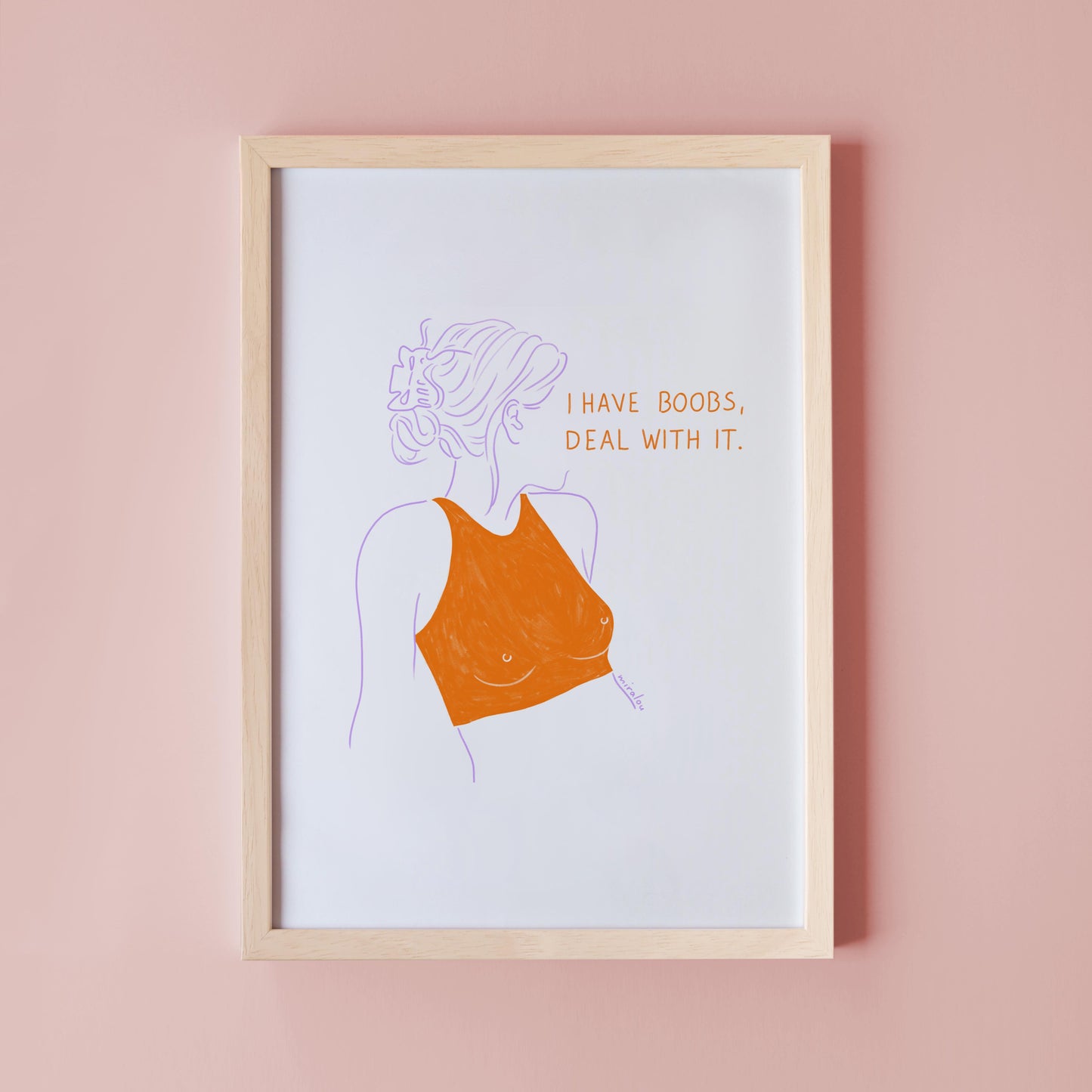 BOOBS - KUNSTDRUCK