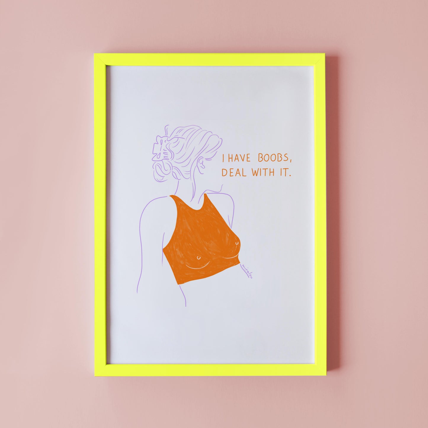 BOOBS - KUNSTDRUCK