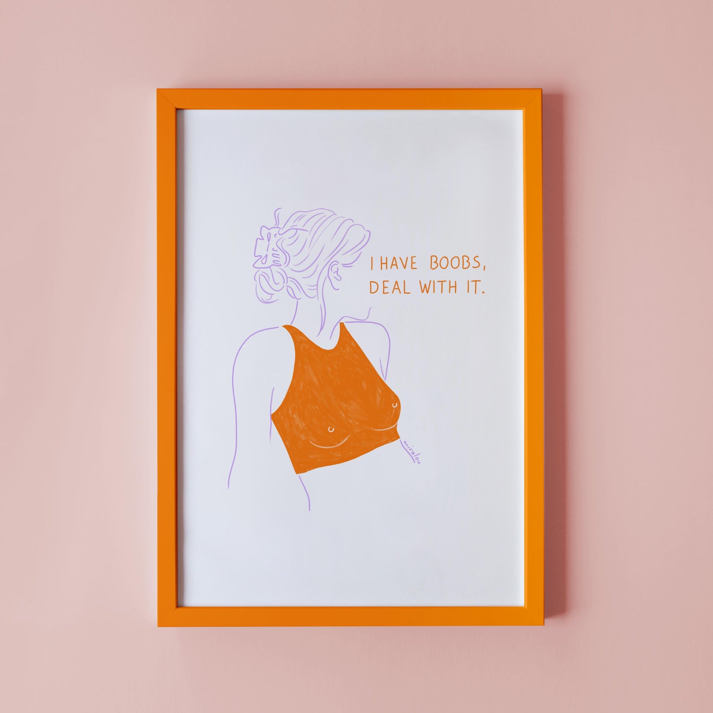 BOOBS - KUNSTDRUCK