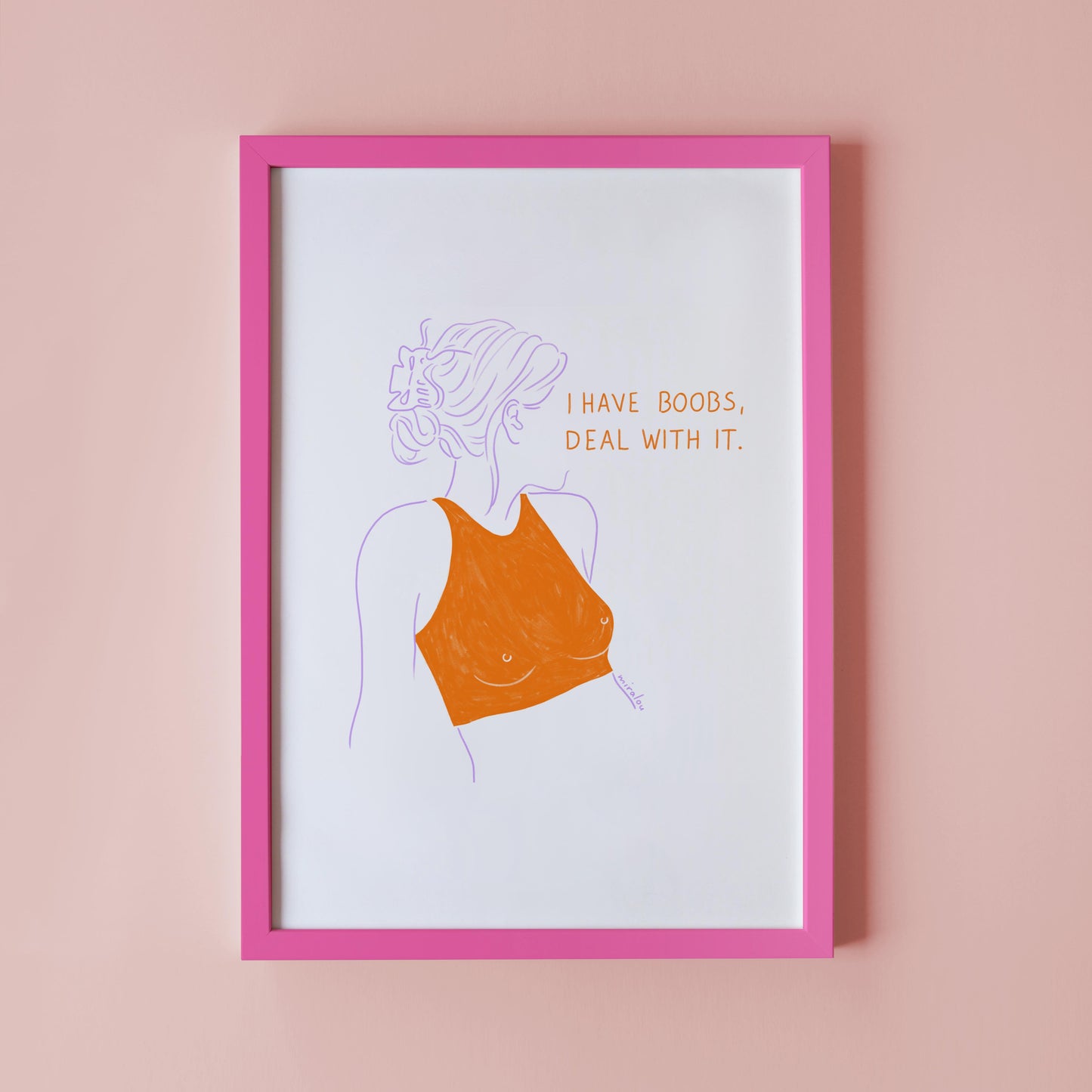 BOOBS - KUNSTDRUCK