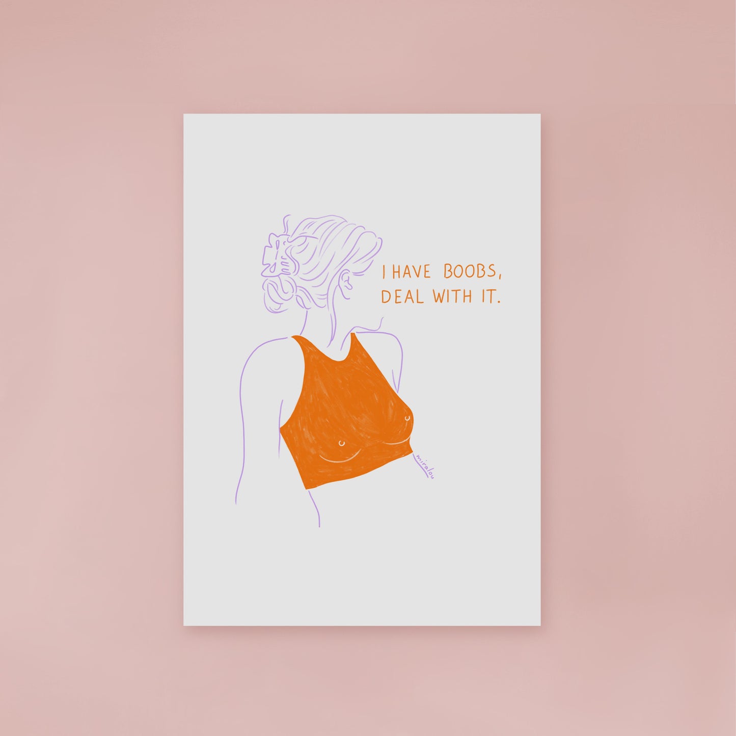BOOBS - KUNSTDRUCK