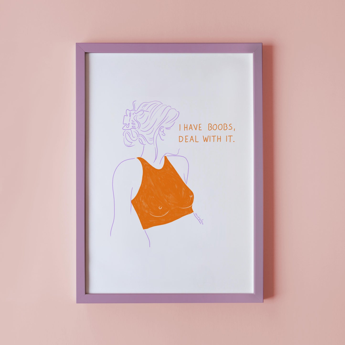 BOOBS - KUNSTDRUCK