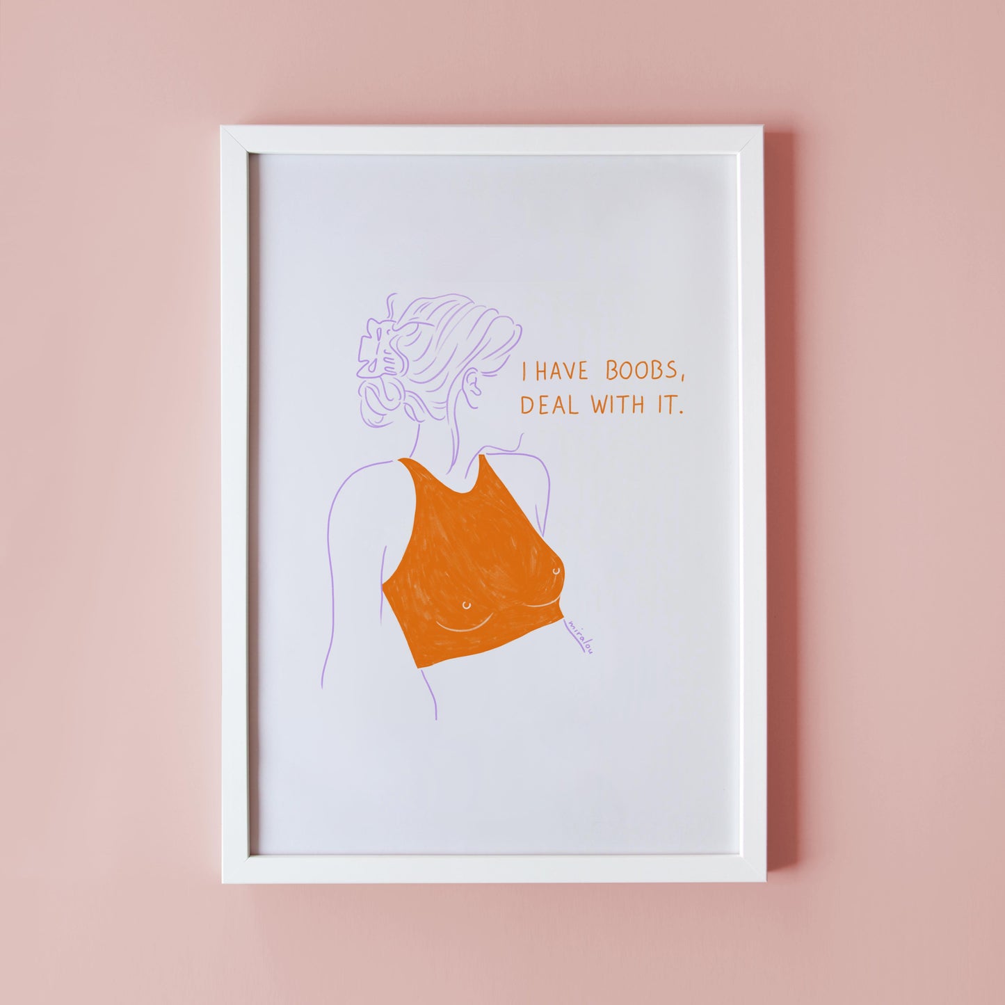 BOOBS - KUNSTDRUCK