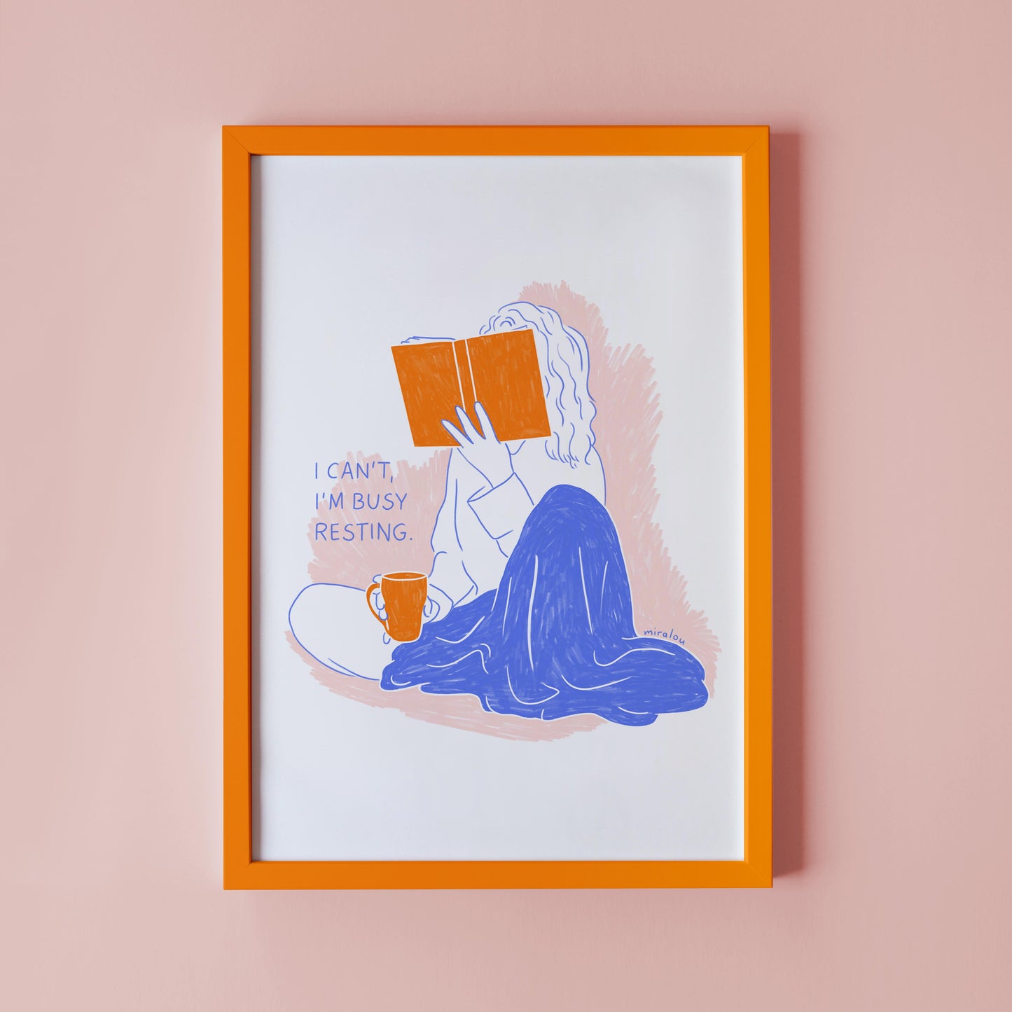 BUSY RESTING - KUNSTDRUCK
