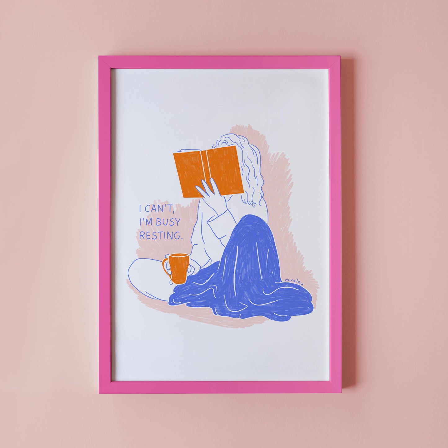 BUSY RESTING - KUNSTDRUCK