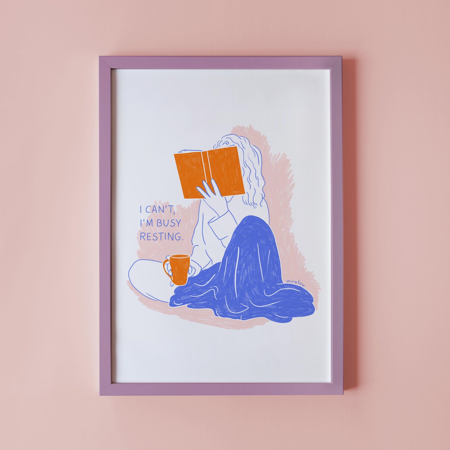 BUSY RESTING - KUNSTDRUCK