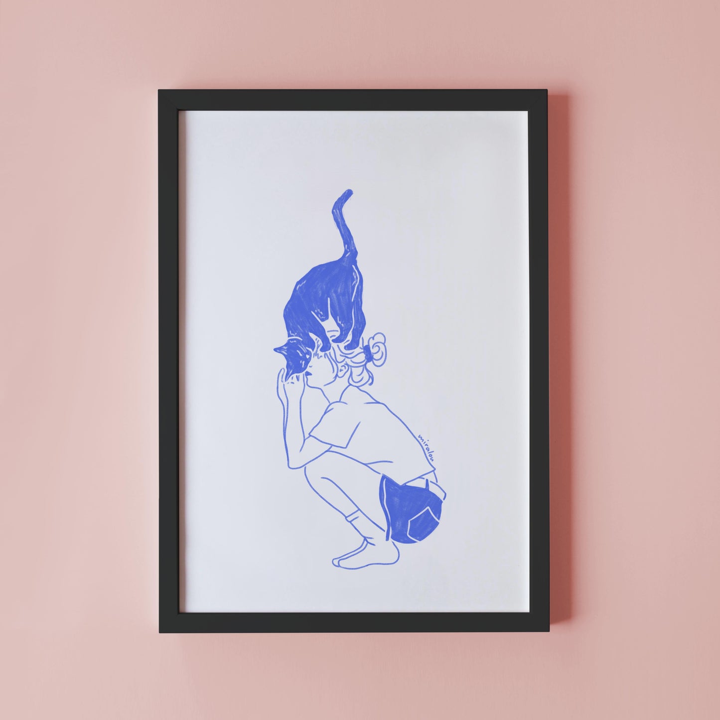 COMFORT CAT – ART PRINT