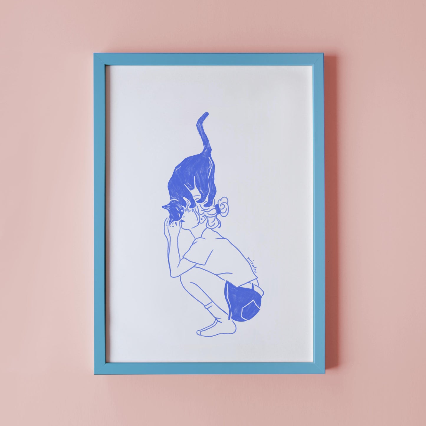 COMFORT CAT – ART PRINT