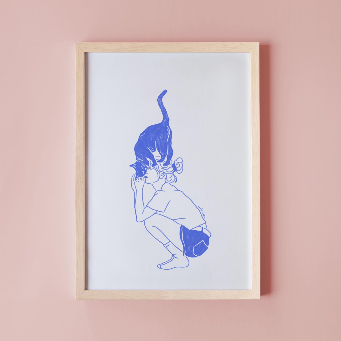 COMFORT CAT – ART PRINT