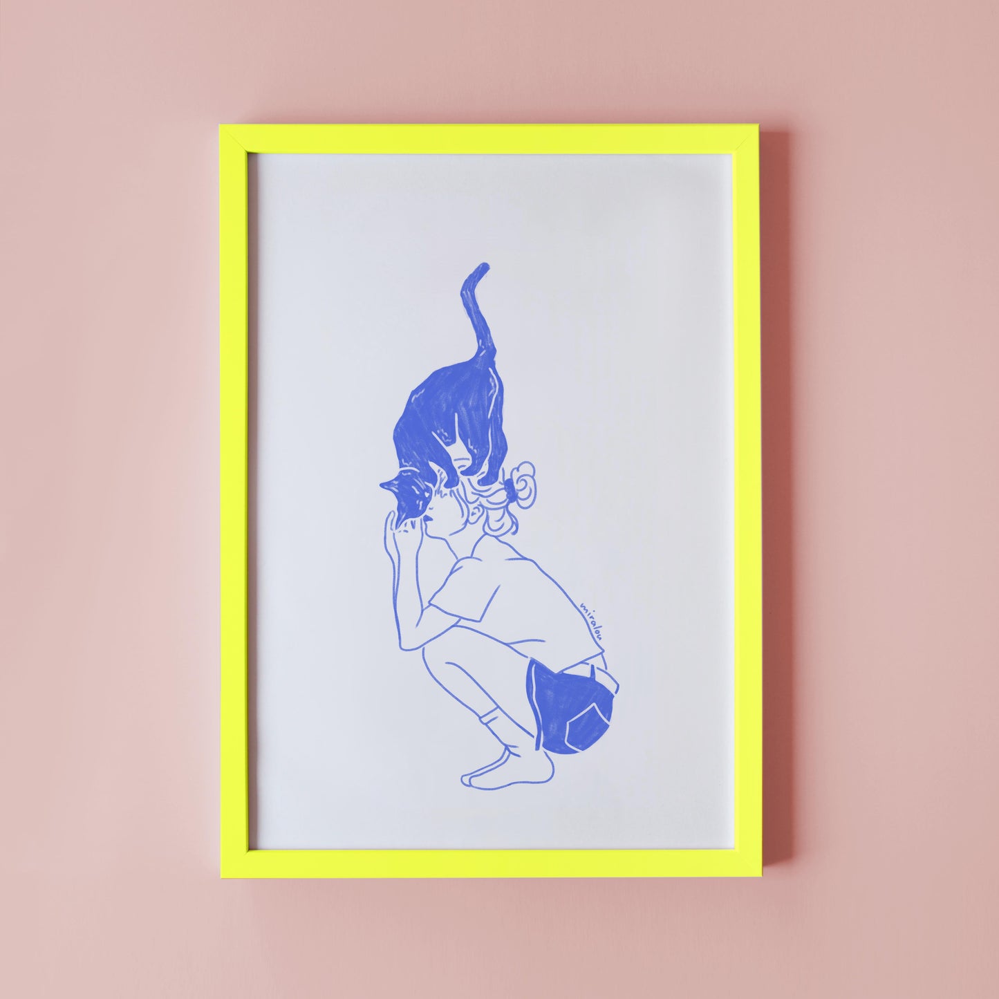 COMFORT CAT – ART PRINT