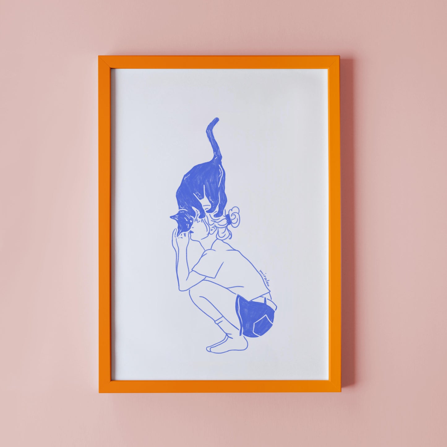 COMFORT CAT – ART PRINT