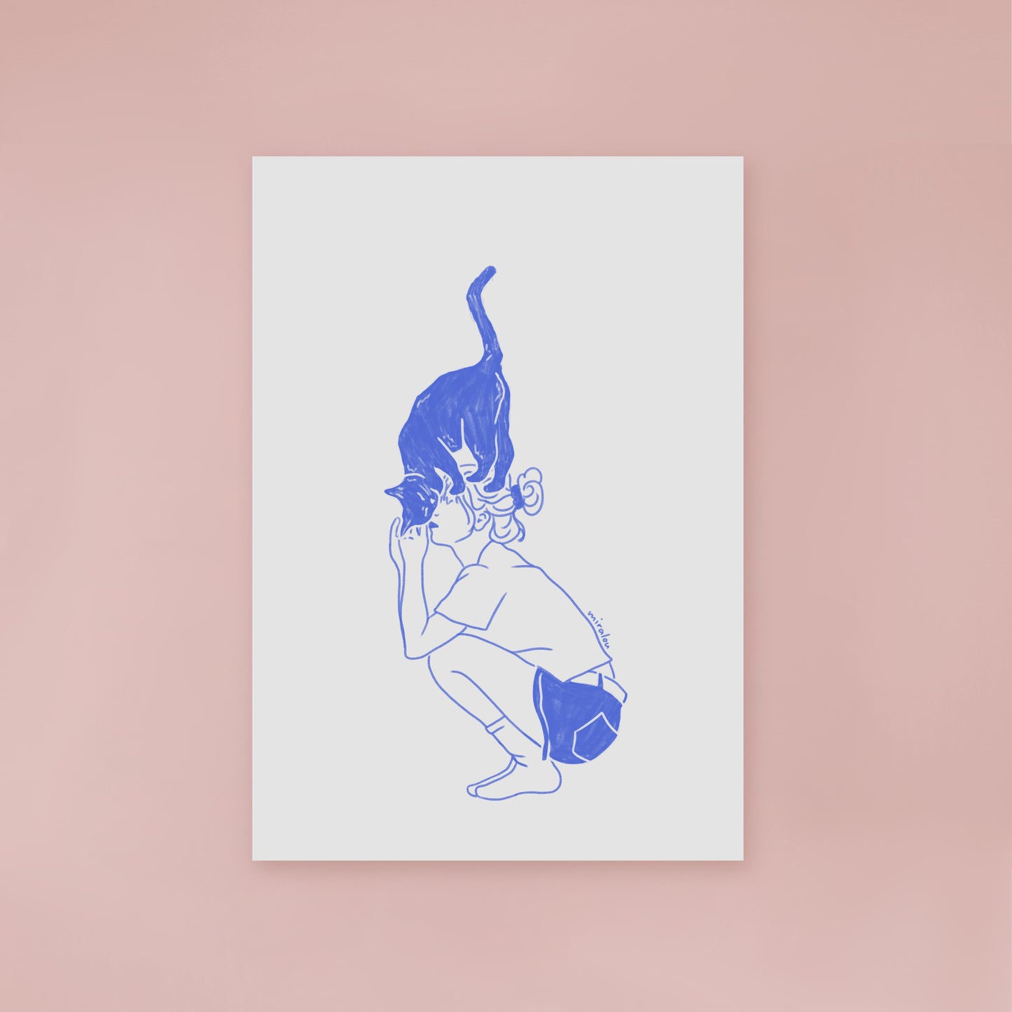COMFORT CAT – ART PRINT