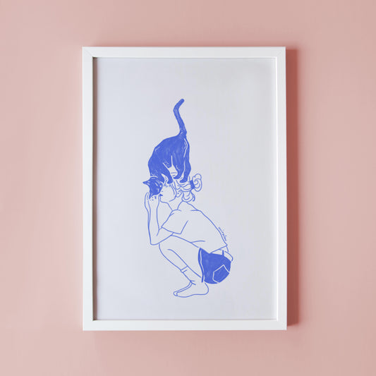 COMFORT CAT – KUNSTDRUCK