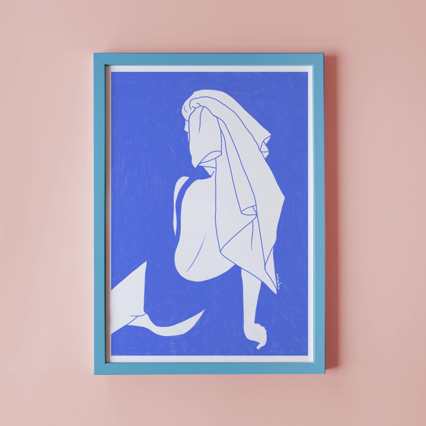 COOL BLUE – ART PRINT