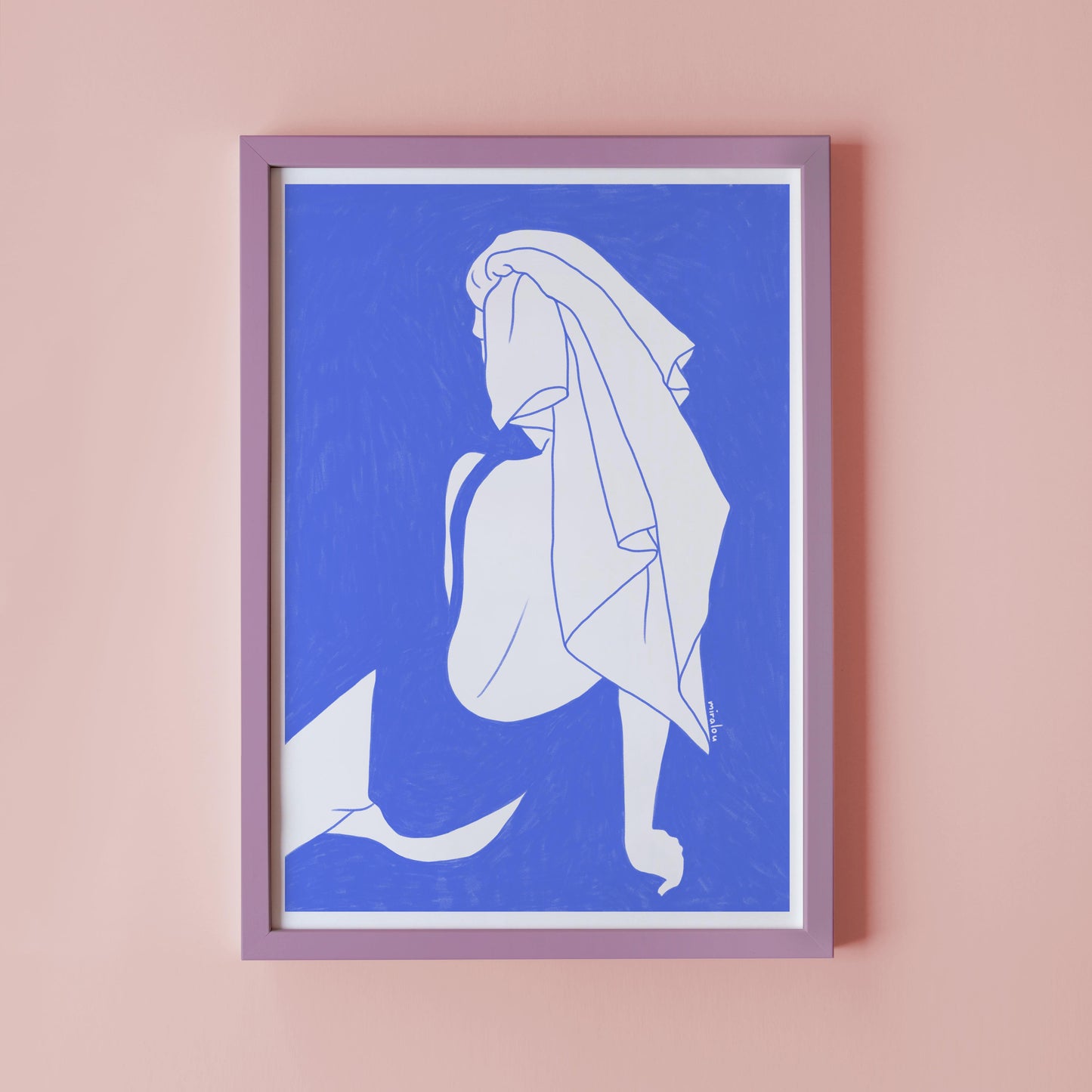 COOL BLUE – ART PRINT