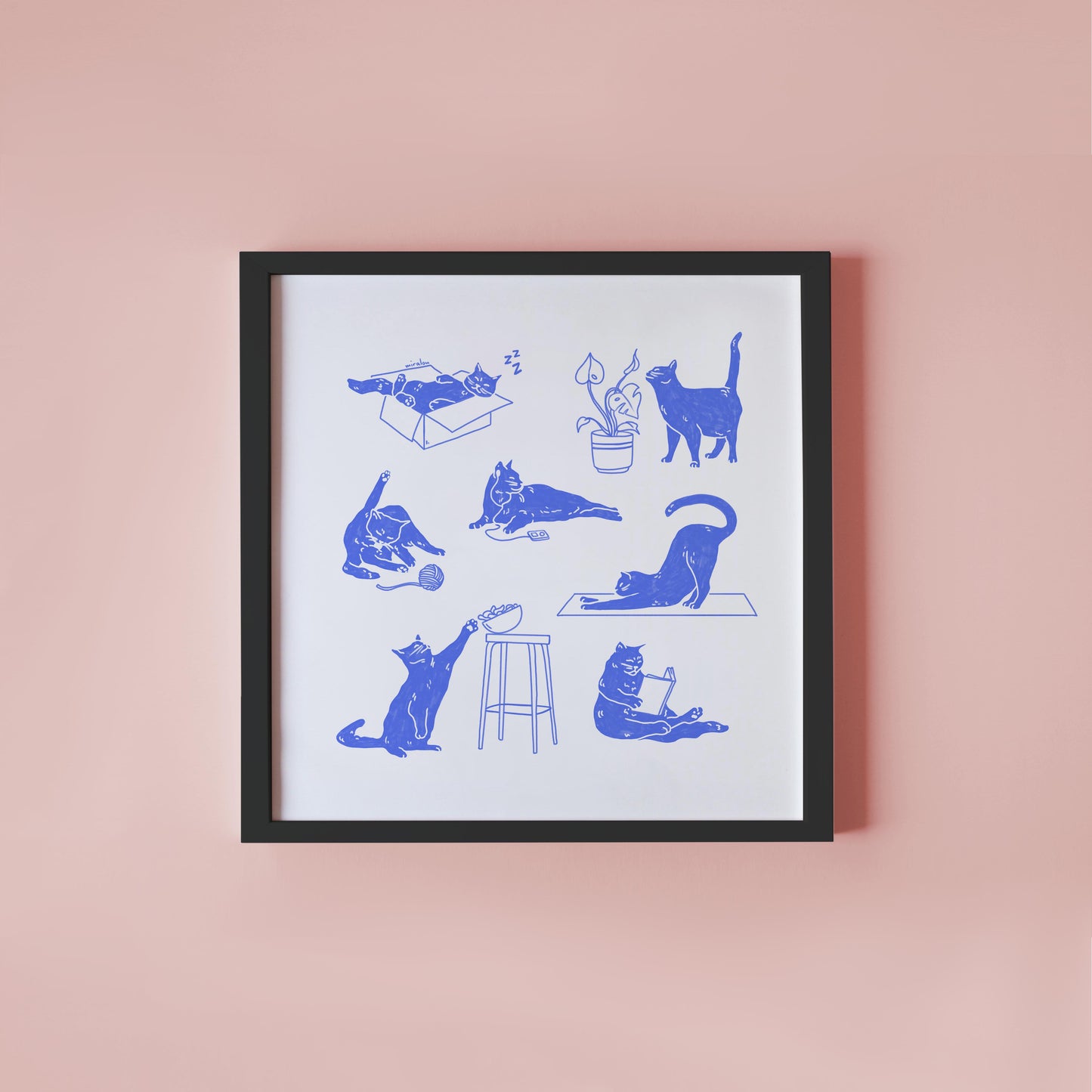 COZY CATS - KUNSTDRUCK
