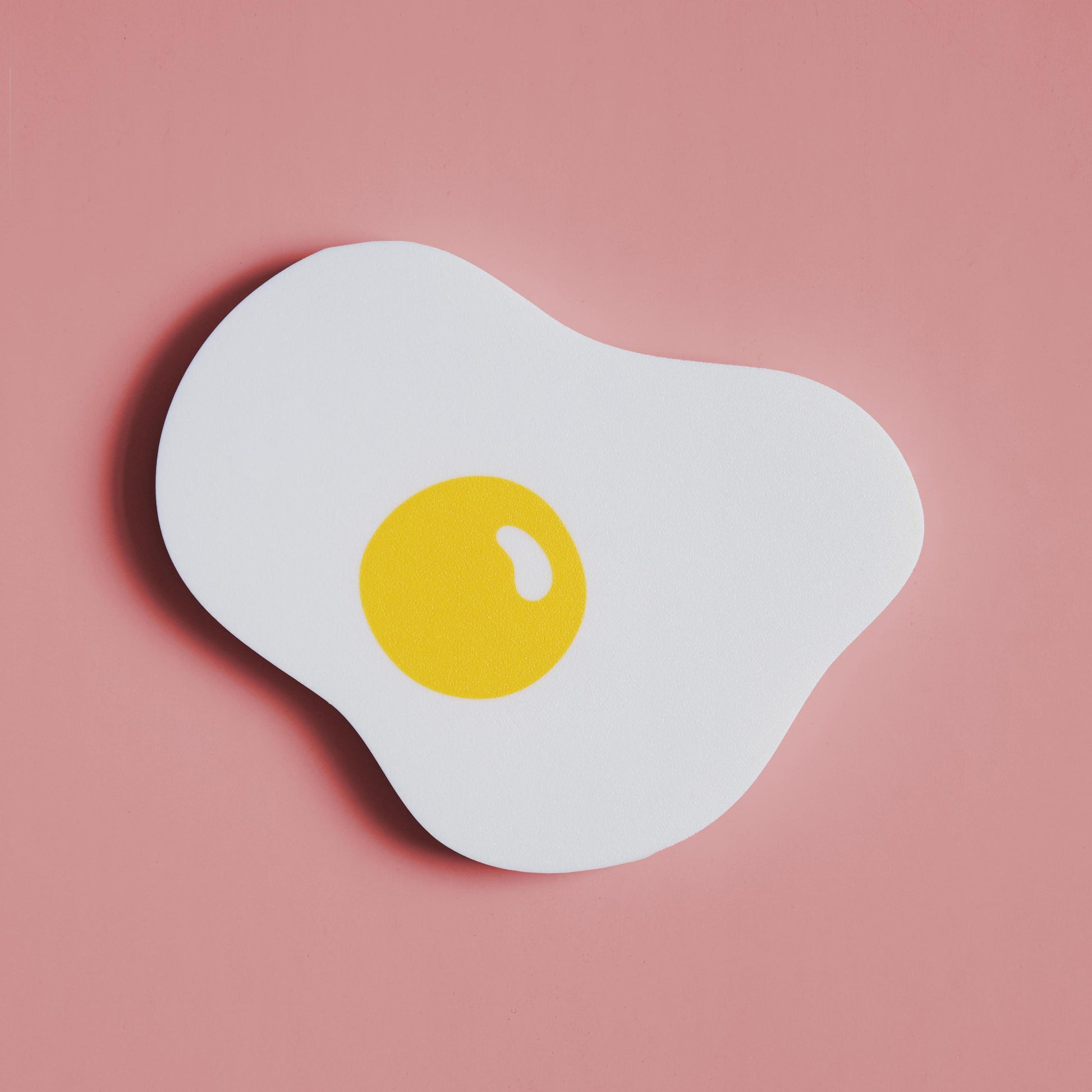 magnetic key holder in the shape of a fried egg