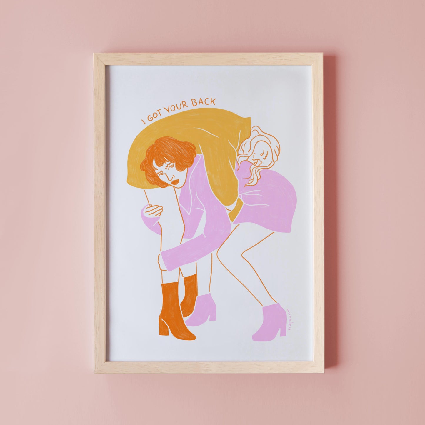 GOT YOUR BACK – ART PRINT