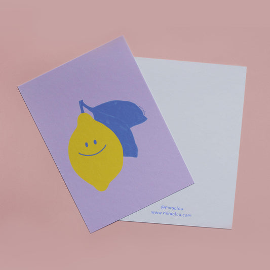 HAPPY FRUIT - POSTCARD SET (4 PIECES)