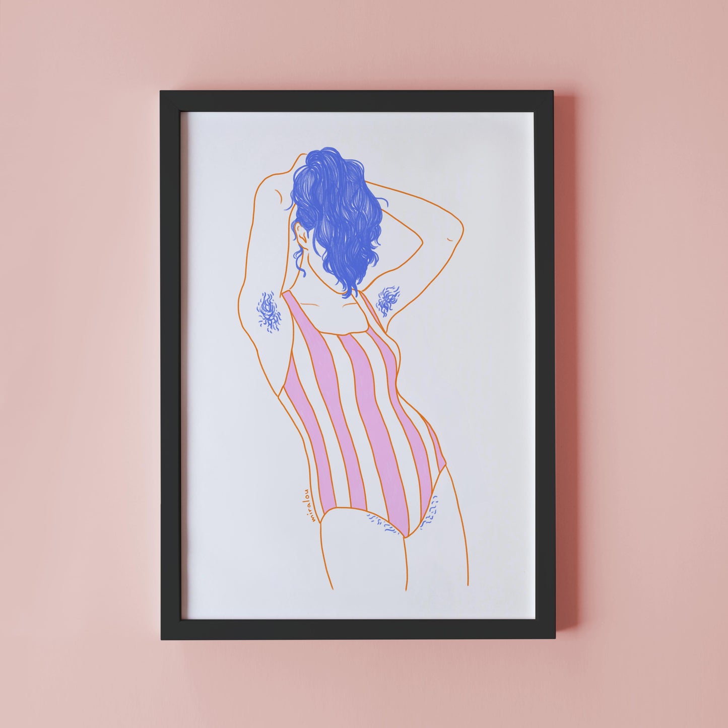 JUST HAIR – KUNSTDRUCK