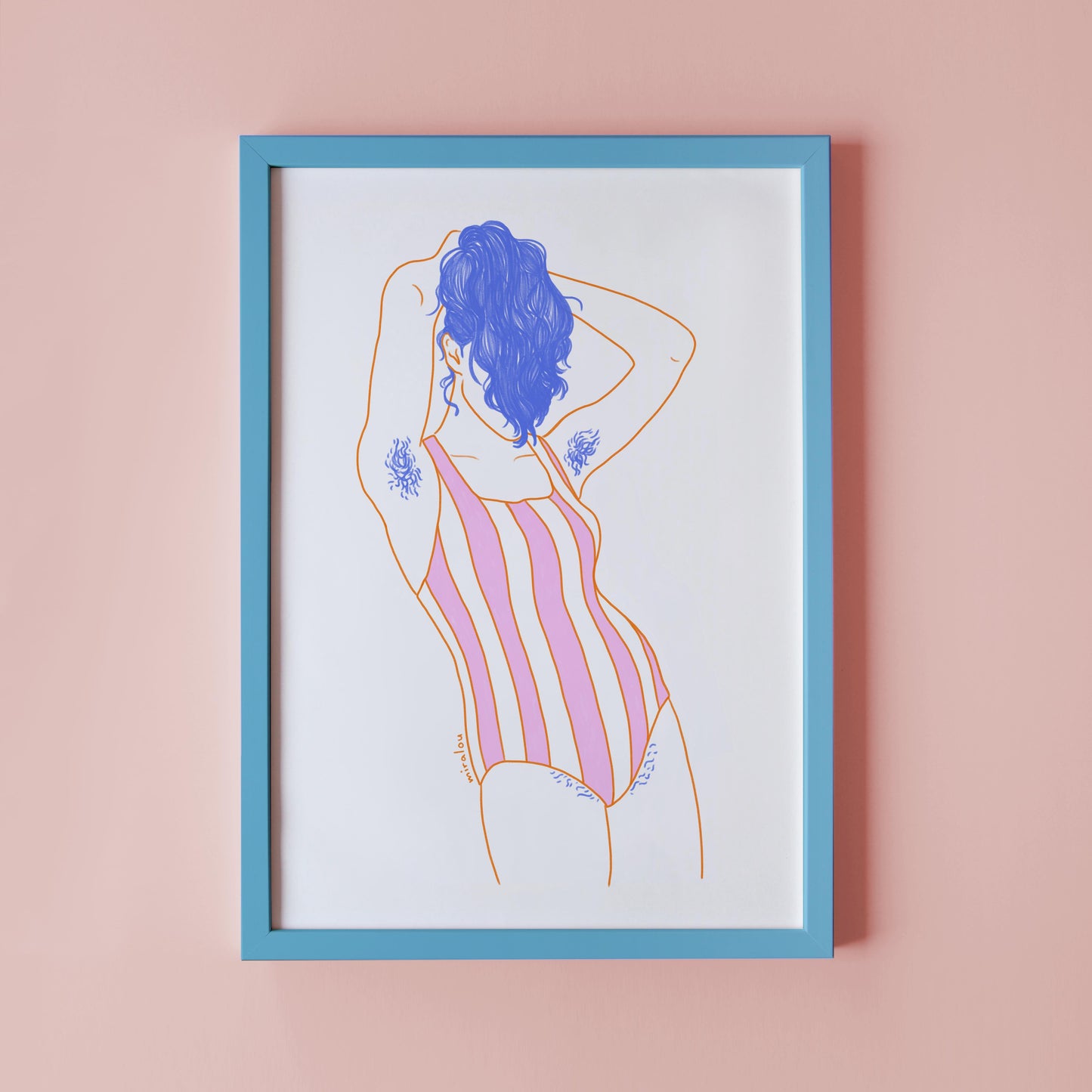 JUST HAIR – KUNSTDRUCK