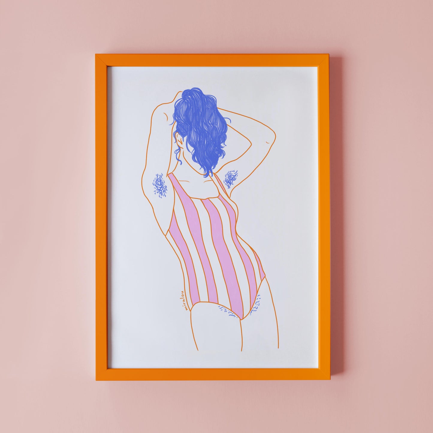 JUST HAIR – KUNSTDRUCK