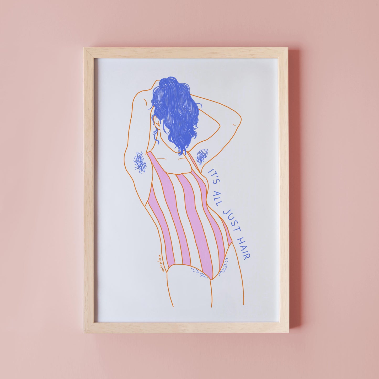 JUST HAIR – KUNSTDRUCK