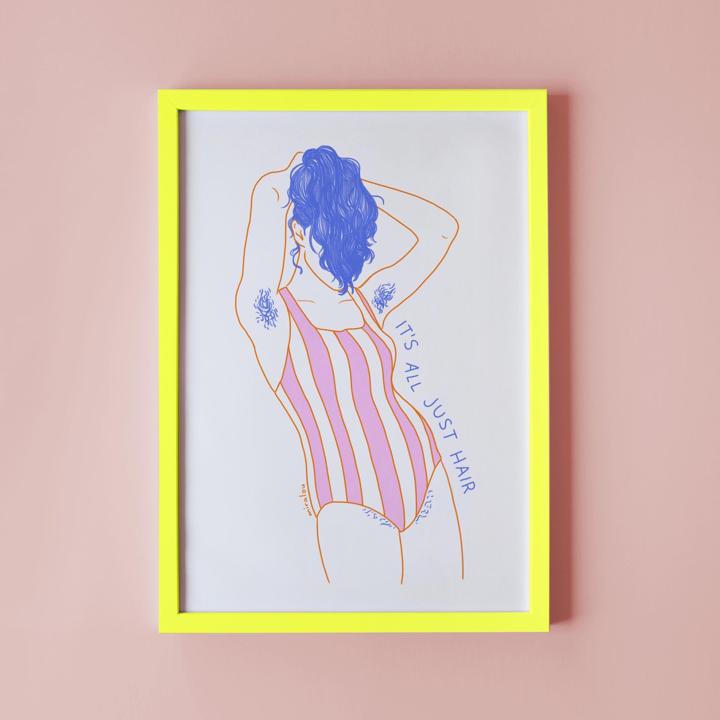 JUST HAIR – KUNSTDRUCK