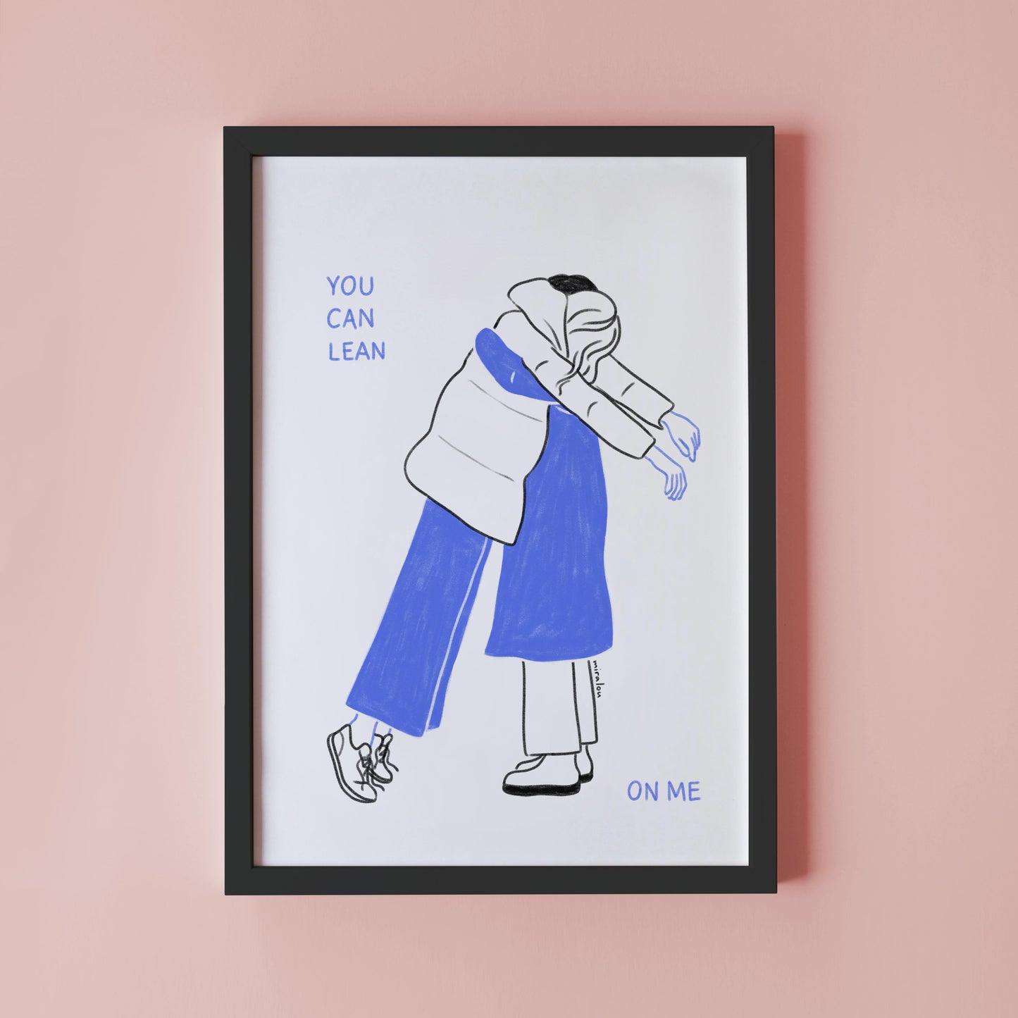 LEAN ON ME – KUNSTDRUCK